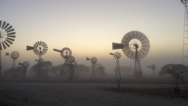 Whirlwind: Since opening a year ago, Penong’s Windmill Museum has attracted about 40,000 visitors to the remote town in South Australia’s grain-growing belt on the edge of the Nullarbor.