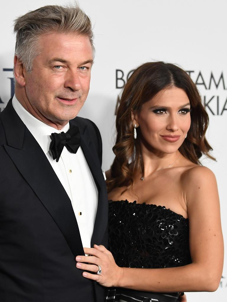 Alec and Hilaria Baldwin. Picture: AFP