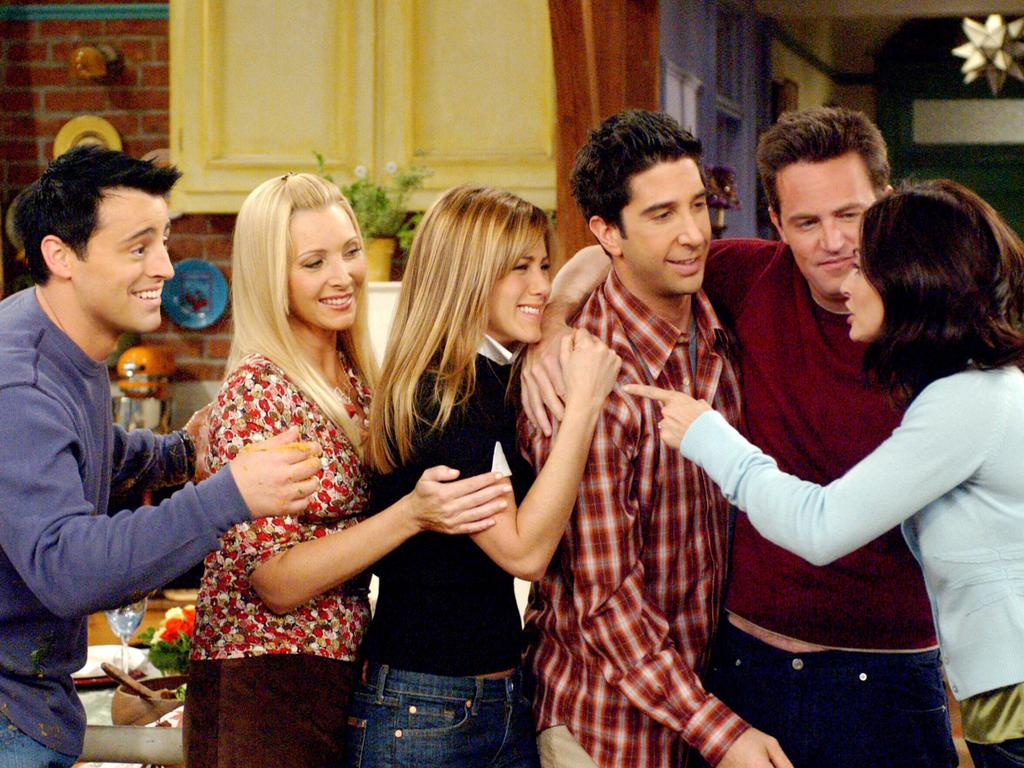 Perry became a household name as Chandler on Friends. Picture: Everett Collection