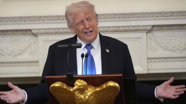 US President Donald Trump is a big uncertainty for the global economy. Picture: AP