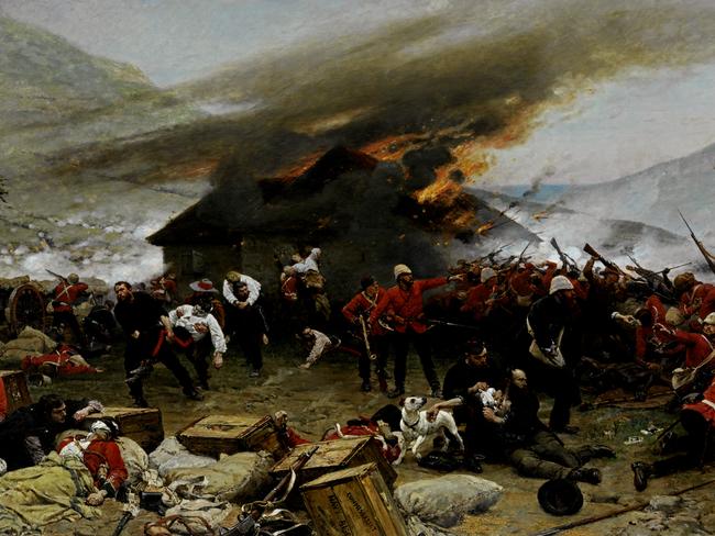 The Defence Of Rorke’s Drift 1879-1880 by Alphonse De Neuville. Picture: Art Gallery of NSW.