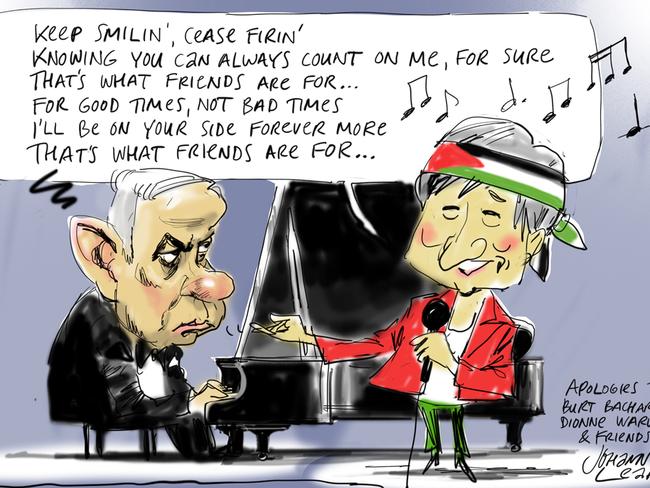 Johannes Leak Commentary page cartoon for 28-09-2024Version: Commentary Cartoon  (1280x720 - Aspect ratio preserved, Canvas added)COPYRIGHT: The Australian's artists each have different copyright agreements in place regarding re-use of their work in other publications.Please seek advice from the artists themselves or the Managing Editor of The Australian regarding re-use.