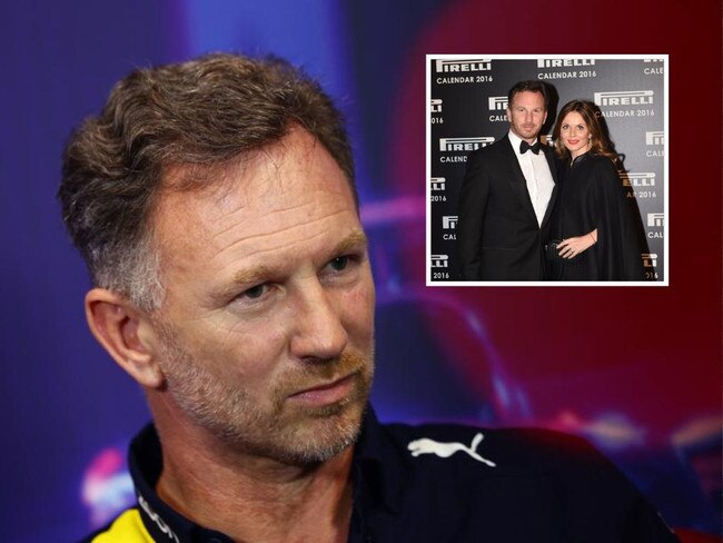 Christian Horner and Geri Halliwell