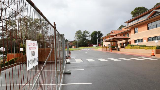 Tangara School for Girls at Cherrybrook has been closed following a COVID-19 outbreak. Picture: Richard Dobson