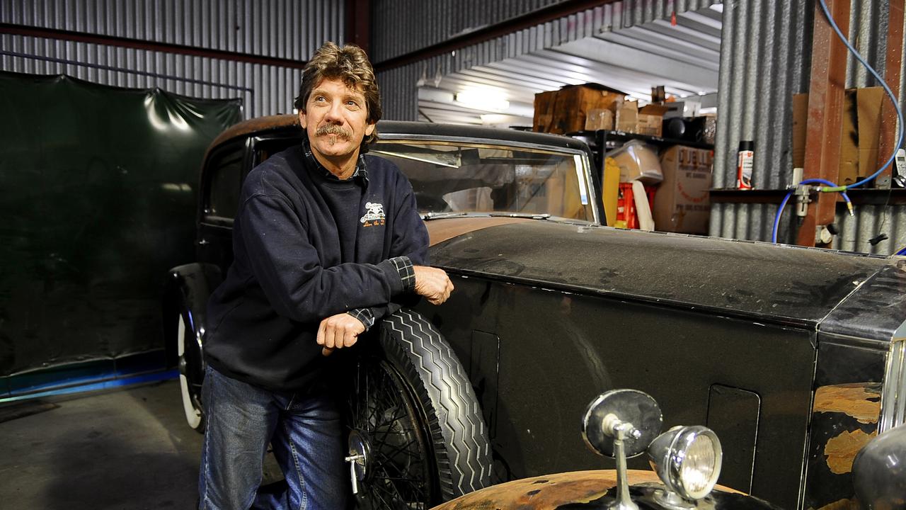 2010: This 1935 Rolls-Royce is being restored and modified by Peter Hondow in Alice Springs. He estimates the project will take him a few years and no less than 2000 man hours on the job