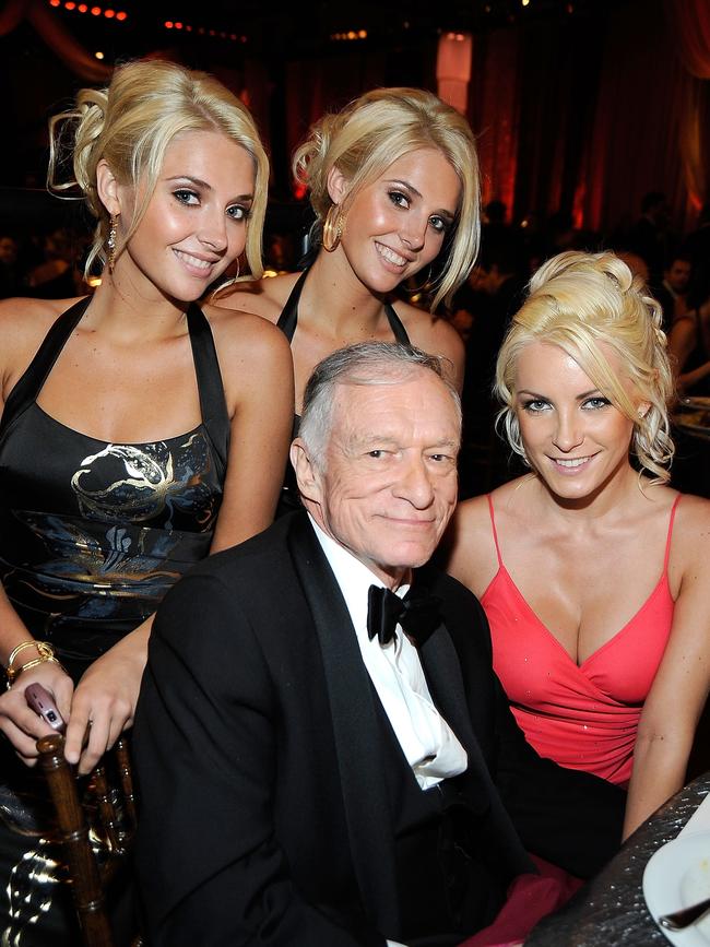 The twins say their experience with Hef was filled with trauma. Picture: Getty