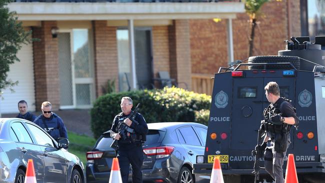 The scene at the Maryland siege on the outskirts of Newcastle. Picture by Peter Lorimer.