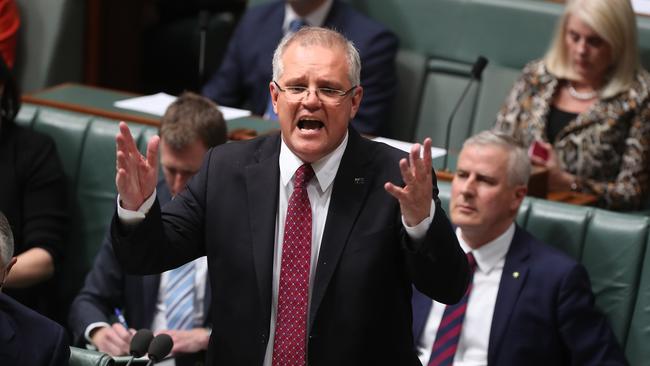 Treasurer Scott Morrison is considered to be the Turnbull-lite option. Picture: Kym Smith