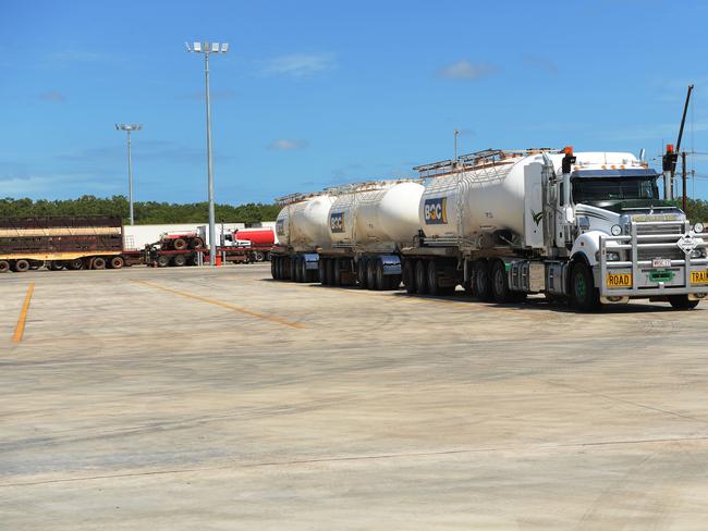 A truck is seen at the official opening of Truck Central in Palmerston on Thursday, February 28, 2019.