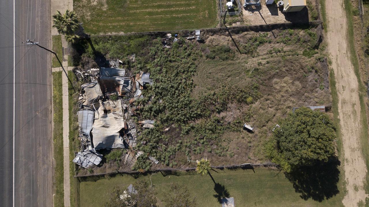 Burnt out home in Boggabilla near Goondiwindi. Picture: Liam Kidston