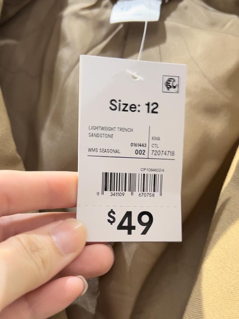 Kmart hot sale trench coat