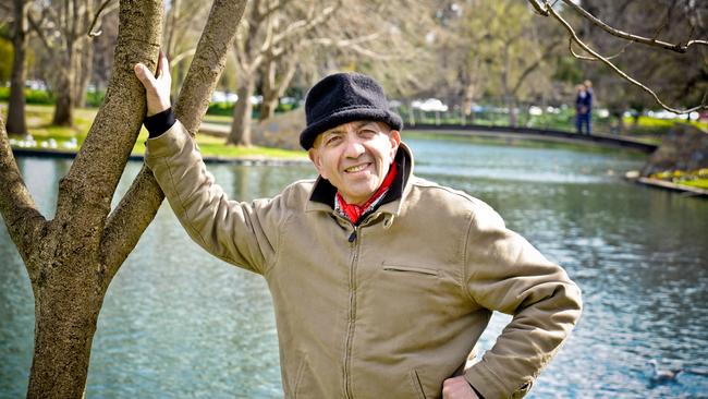 Arnie Rossis at Rymill Park. Picture: Roy Van Der Vegt