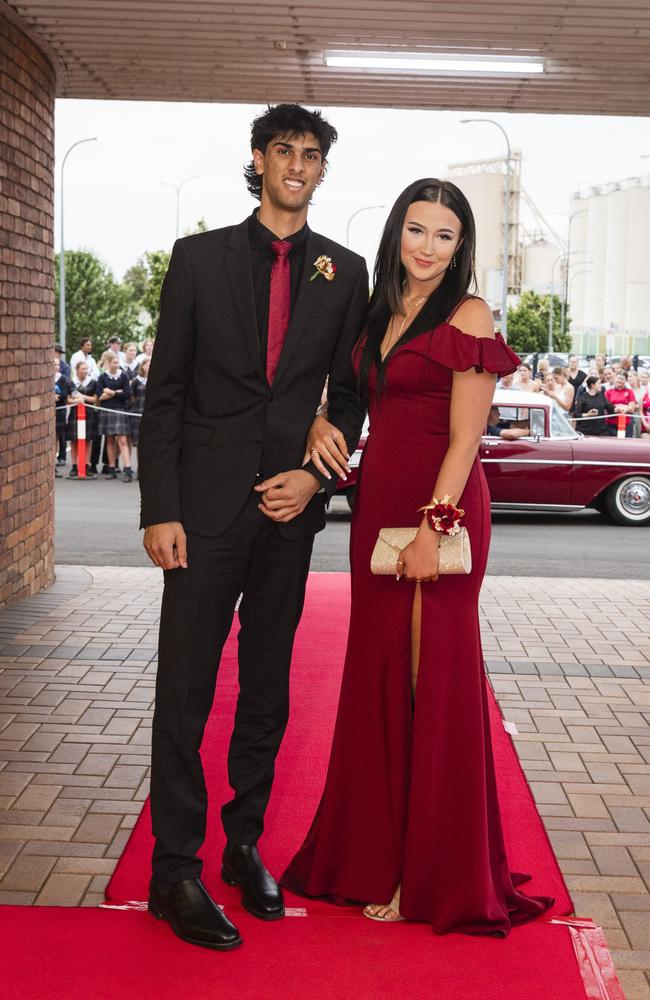 Rahul Captain and Gabby Aiken at Toowoomba Grammar School formal at Rumours International, Wednesday, November 15, 2023. Picture: Kevin Farmer