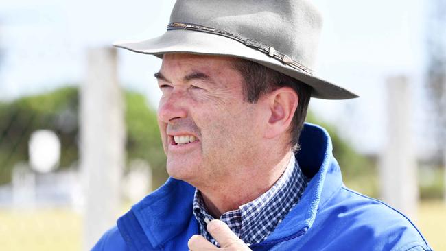 LNP: Andrew Wallace Federal Member for Fisher at Lake Kawana, Sunshine Coast. Picture: Patrick Woods