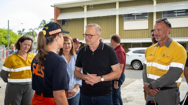 Mr Albanese visited far North Queensland earlier this week. Picture: Emily Barker/ NCA NewsWire,