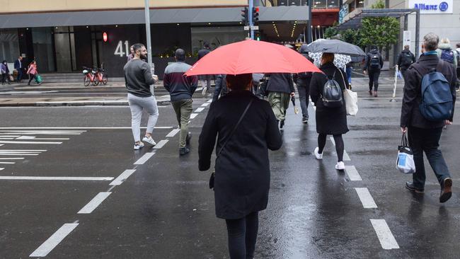 Adelaide was warm on Tuesday before another weather system brought rain to the city on Wednesday. Picture: Brenton Edwards