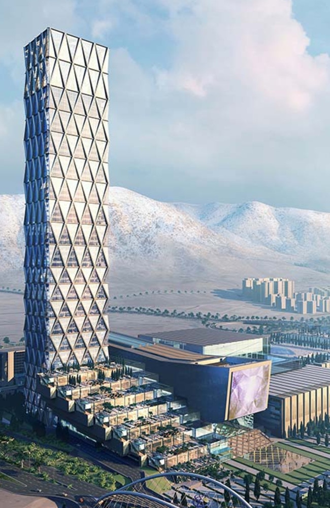 The high-rise Iran Mall. Picture: Norr Group