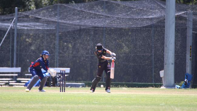 Katherine Raymond Shield T20 action between the Sunshine Coast and Wests.