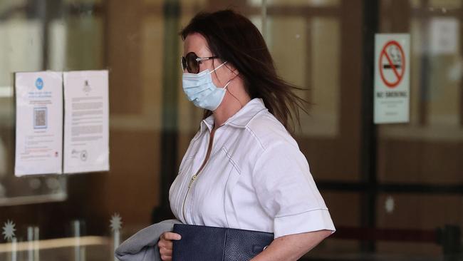 Samantha Palmer attends court for her sentencing in 2021.