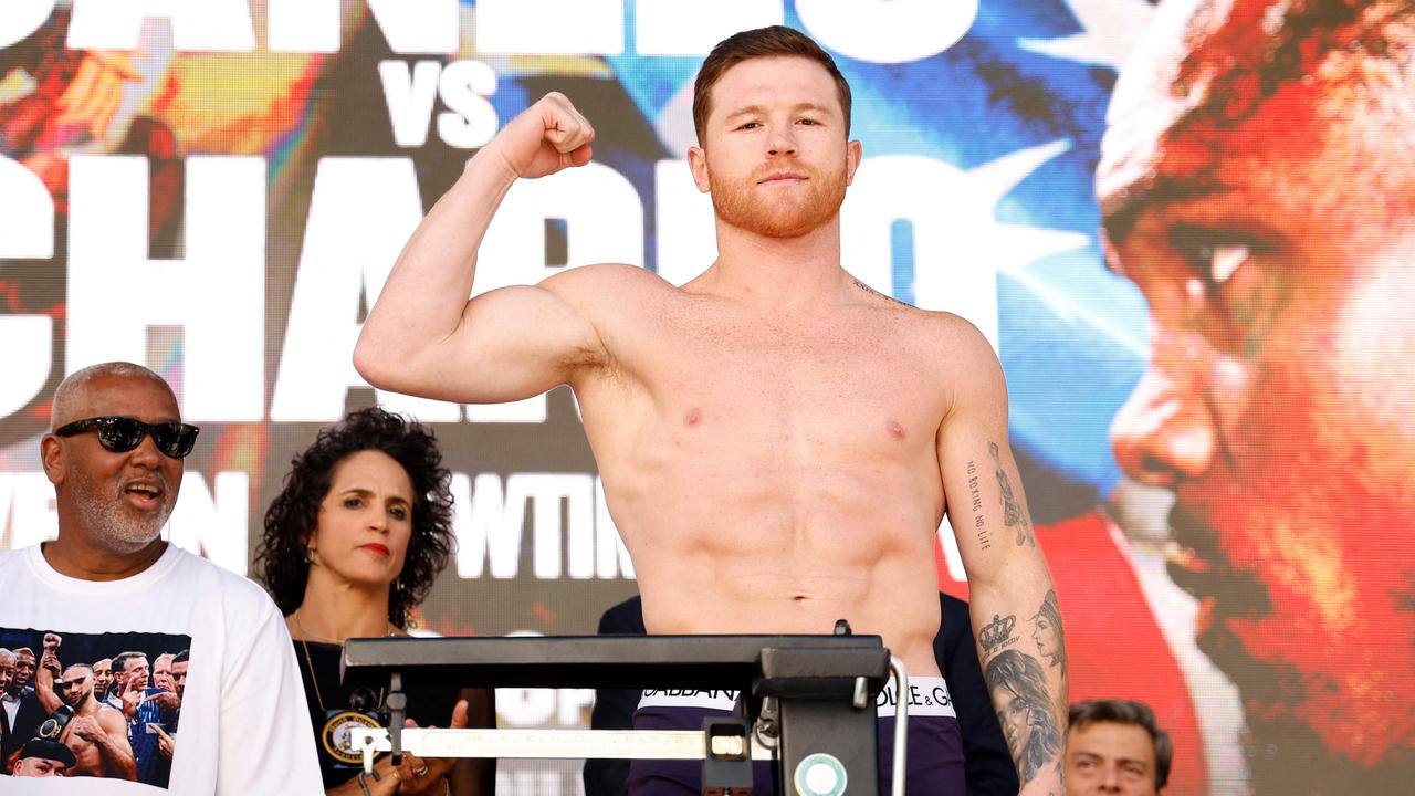 Undisputed super middleweight champion Canelo Alvarez is a short-priced favourite against Charlo. (Photo by Sarah Stier / GETTY IMAGES NORTH AMERICA / Getty Images via AFP)