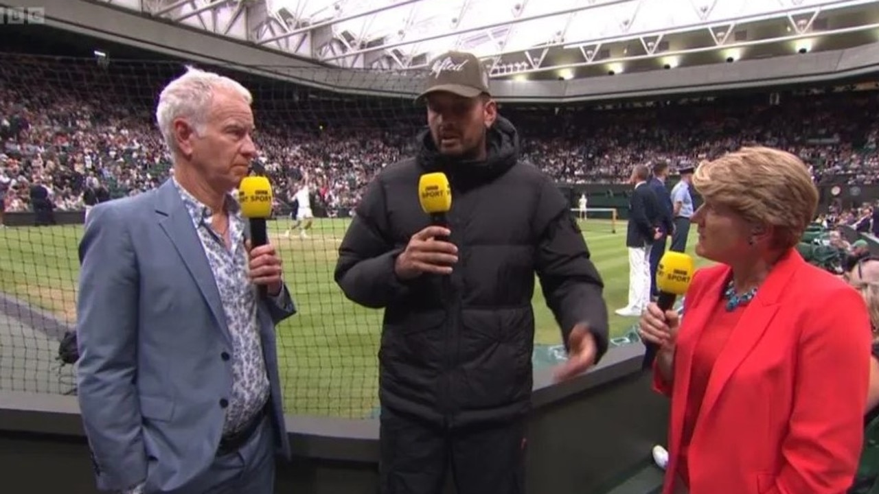 Nick Kyrgios is sporting some casual looks at Wimbledon.