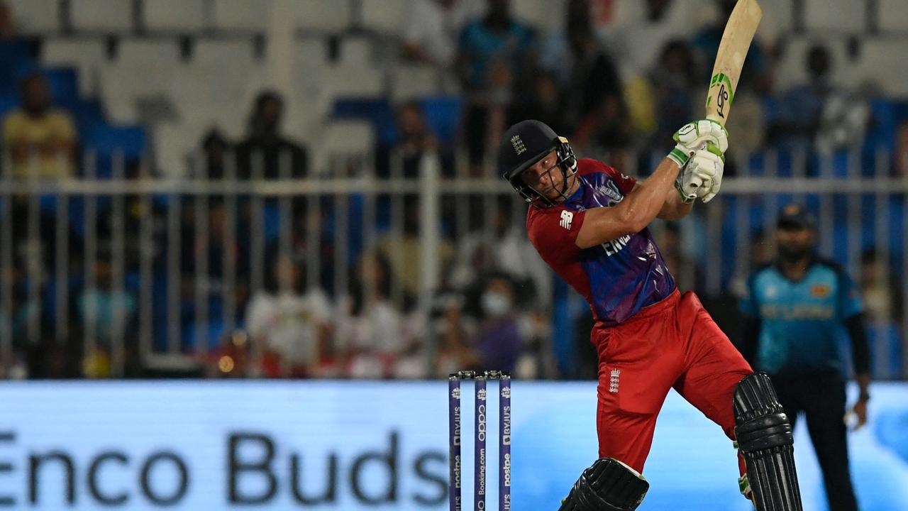 Jos Buttler played the best innings of his T20 career. (Photo by Aamir Qureshi/AFP)