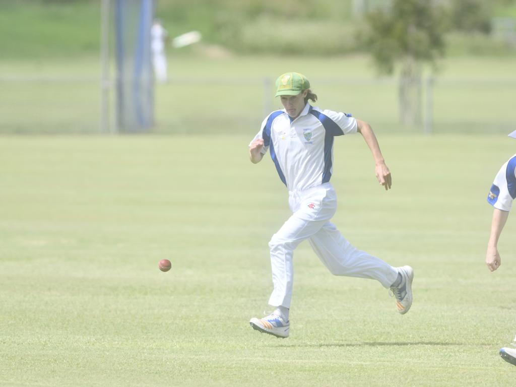 Action in LCCA first grade between Harwood and Yamba at Barry Watts Oval.