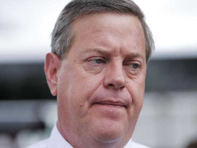 Having been grounded for the first three days of the campaign, Opposition Leader Tim Nicholls heads north today. Picture: Glenn Hunt/AAP