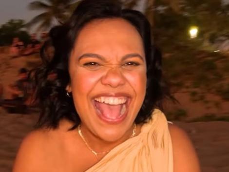 Miranda Tapsell at Mindil Beach. Picture: Supplied