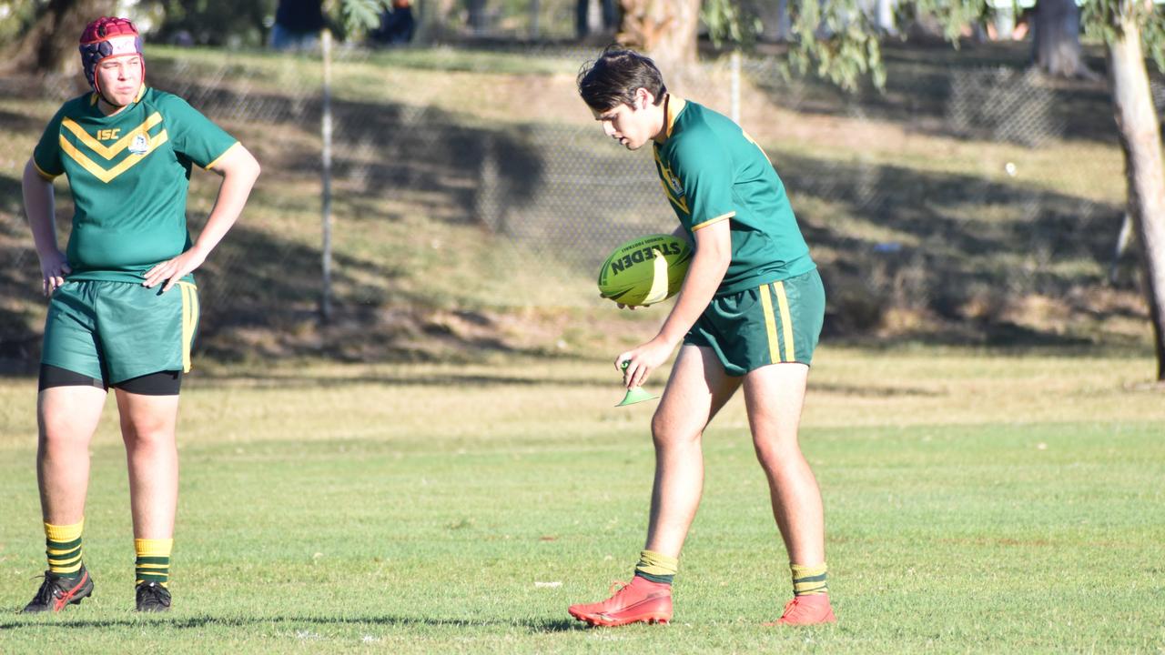 Rockhampton District Secondary Schools Rugby League Open D grand final, St Brendan's College 5 versus The Cathedral College 4, Rugby Park, Rockhampton, September 10, 2021.