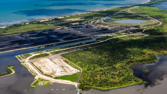 The Adani Abbot Point coal terminal. Picture: Australian Conservation Foundation.