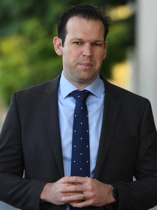 Resources Minister Matt Canavan will be in charge of enforcing the new gas export restrictions. Picture: AAP