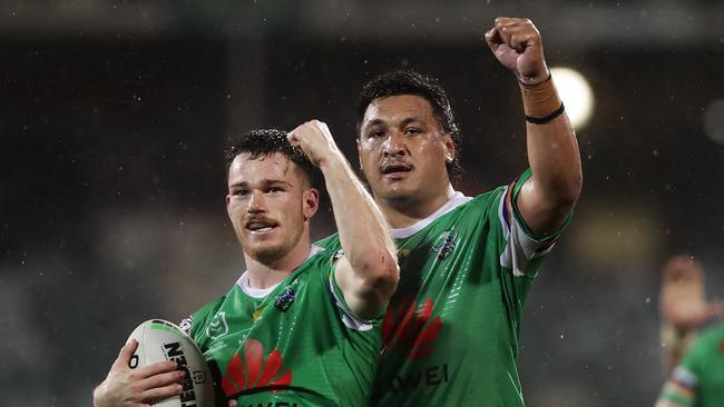 Tom Starling and Josh Papalii have both signed new deals with the Raiders. Picture: Mark Metcalfe/Getty Images