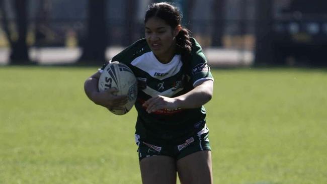 St Marys centre Julie Notise has scored a mountain of tries this year. Picture: St Marys Rugby League