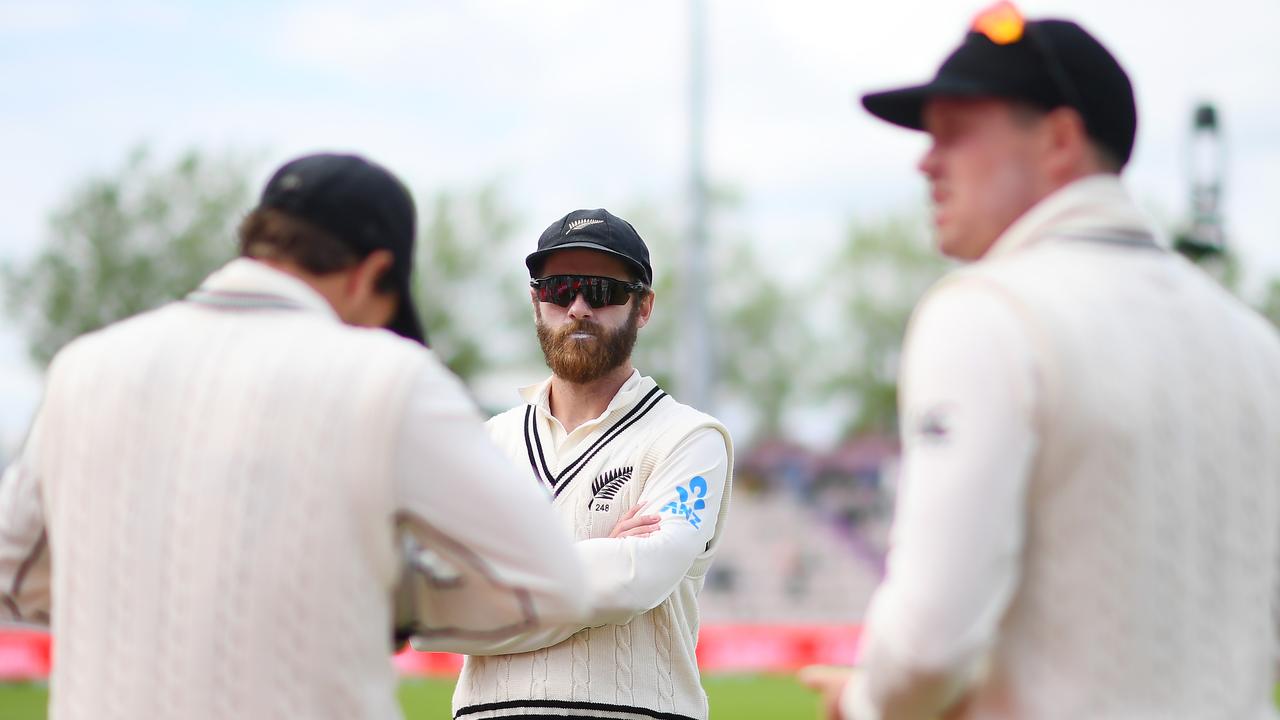 New Zealand players were the victims of abuse from fans during day five of the World Test Championship final. Photo: Getty Images