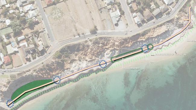 An artist impression of the Witton Bluff Base Trail. Picture: Onkaparinga Council