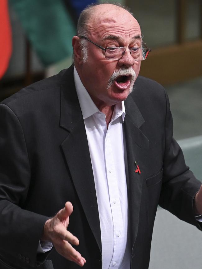 Federal LNP MP for Leichhardt Warren Entsch during Question Time at Parliament House in Canberra on Monday. Picture: NCA NewsWire / Martin Ollman