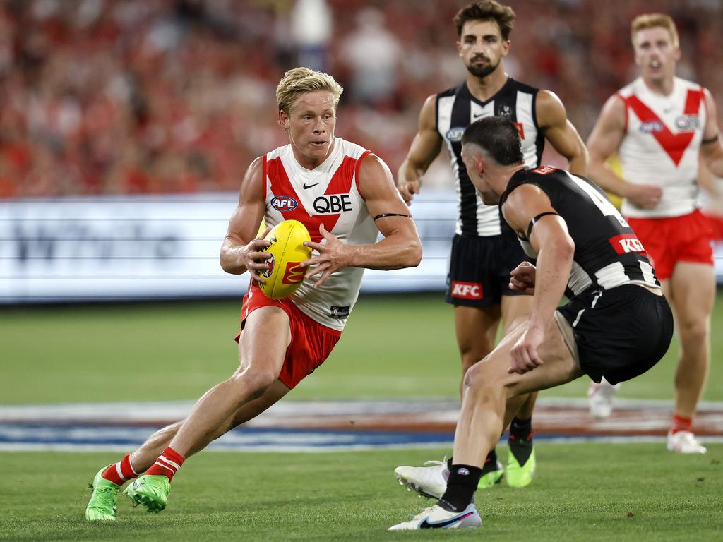 Heeney has delivered five superstar performances to help kickstart the Swans’ season. Picture: Phil Hillyard