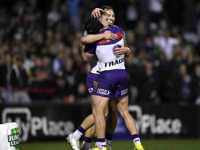 Melbourne have been flawless off the byes and against them this season. Picture: NRL Photos