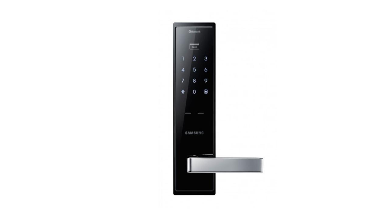 Samsung Smart Bluetooth Mortise Lock. Image: Bing Lee.