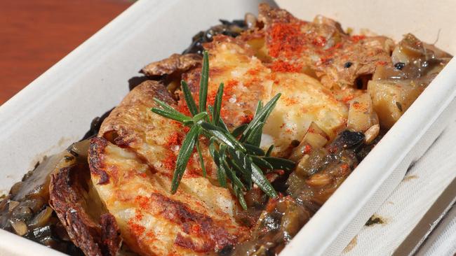 Irish Stew with Smashed Baked Potato. Photo by Richard Gosling