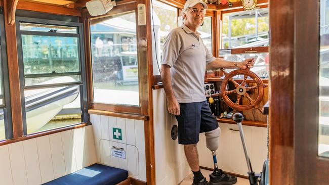 Sunshine Coast man Wes Raddysh lost his right leg when hit by a car at Tewantin, on the way to a job interview. Picture – contributed.