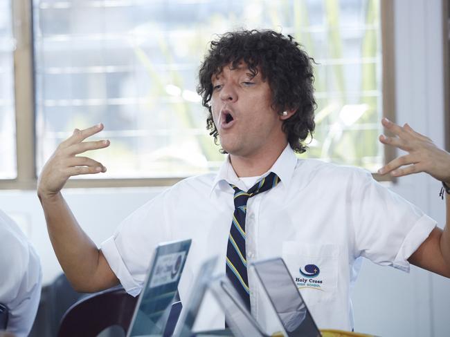 Chris Lilley as Jonah in Jonah from Tonga. The show has been removed from Netflix Australia. Picture: Supplied