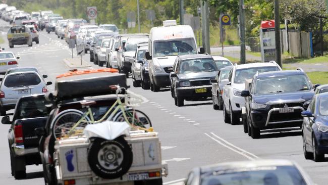 The court has heard while Ewingsdale Road poses problems for wildlife, “ladders” would help koalas to escape over a noise barrier. Photograph: Jason O'Brien
