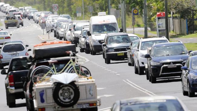 The court has heard while Ewingsdale Road poses problems for wildlife, “ladders” would help koalas to escape over a noise barrier.<br eom-tag-name="br"/> Photograph: Jason O'Brien