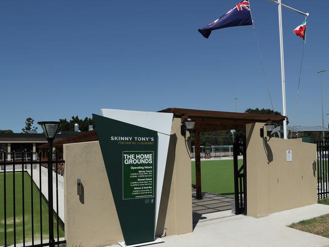 Rebrand: Five Dock Bowling Club has changed its name to The Home Grounds after controversy over the price of it's schnitzel. Picture Rohan Kelly