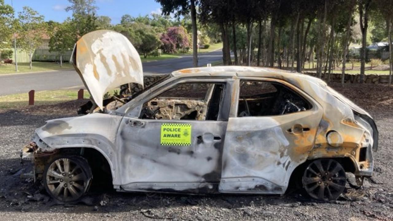 Police are investigating after a car burst into flames in North Rockhampton early on July 7.