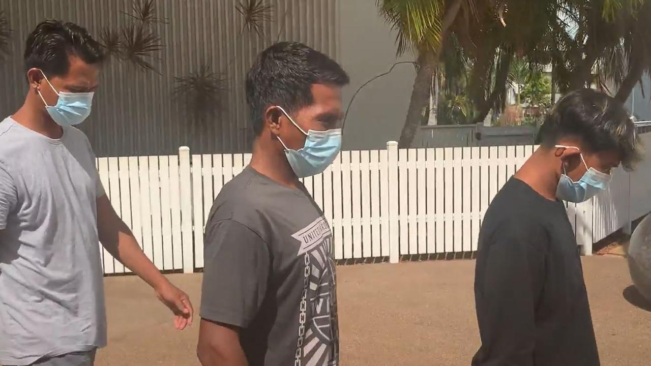 Four Indonesian fishermen have been hit with $19,500 by the Darwin Local Court after being caught with shark fins and a bag of dried fish off the West Australian coast in November 2022.