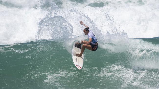 Kobie Enright will be hoping for a strong performance at her home break of Snapper Rocks. Picture credit: Surfing Australia