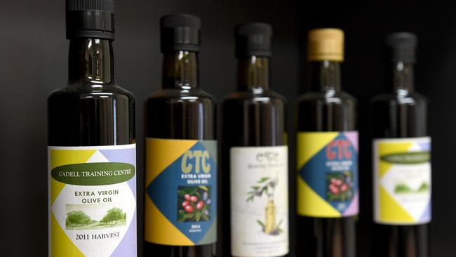 The prison also produces its own olive oil. Picture: Tricia Watkinson